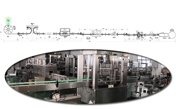 大型甜面醬灌裝機械設備設計圖